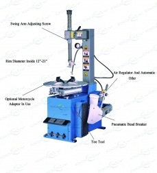 swing arm tire changer T500