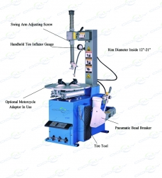 swing arm tire changer T500